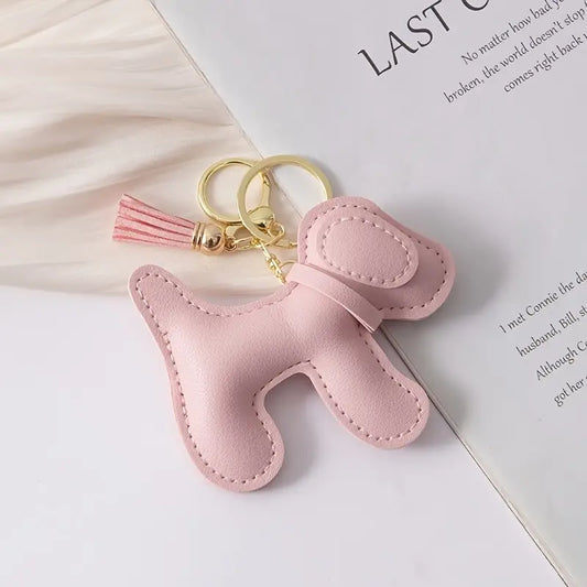 Puppy Love Light Pink Keychain