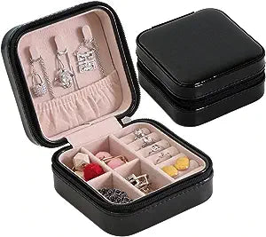 Travel Black Small Jewelry Box