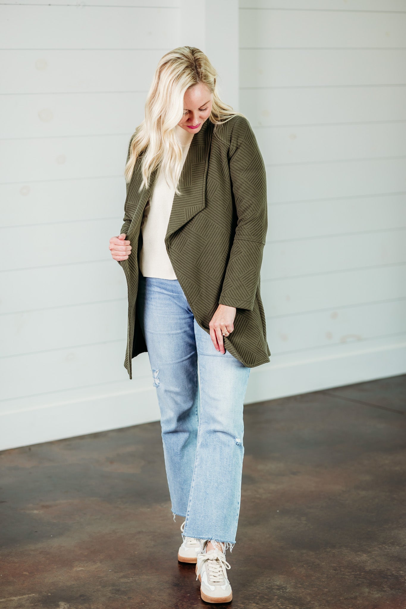 Simple Solutions Olive Cardigan