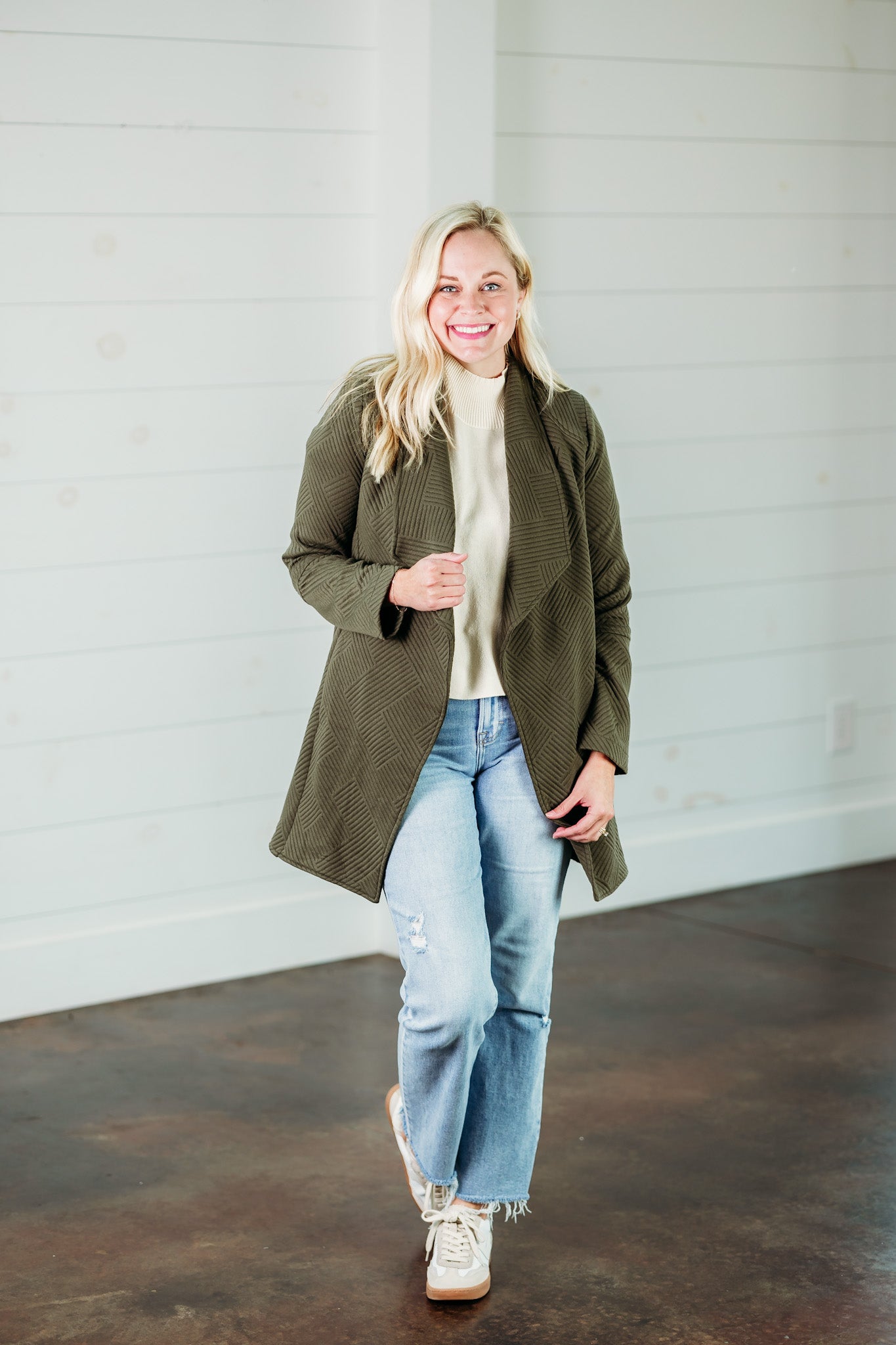 Simple Solutions Olive Cardigan