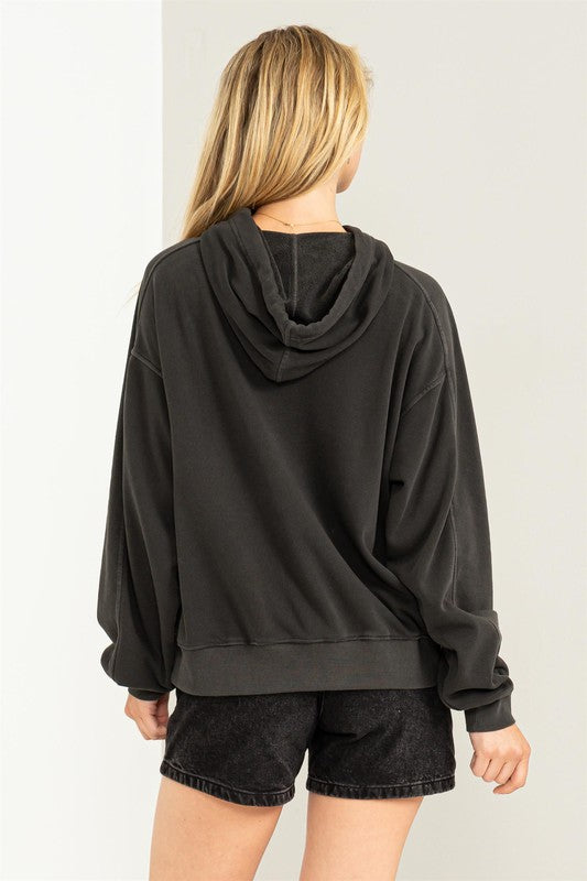 On My Way Up Black Sweatshirt