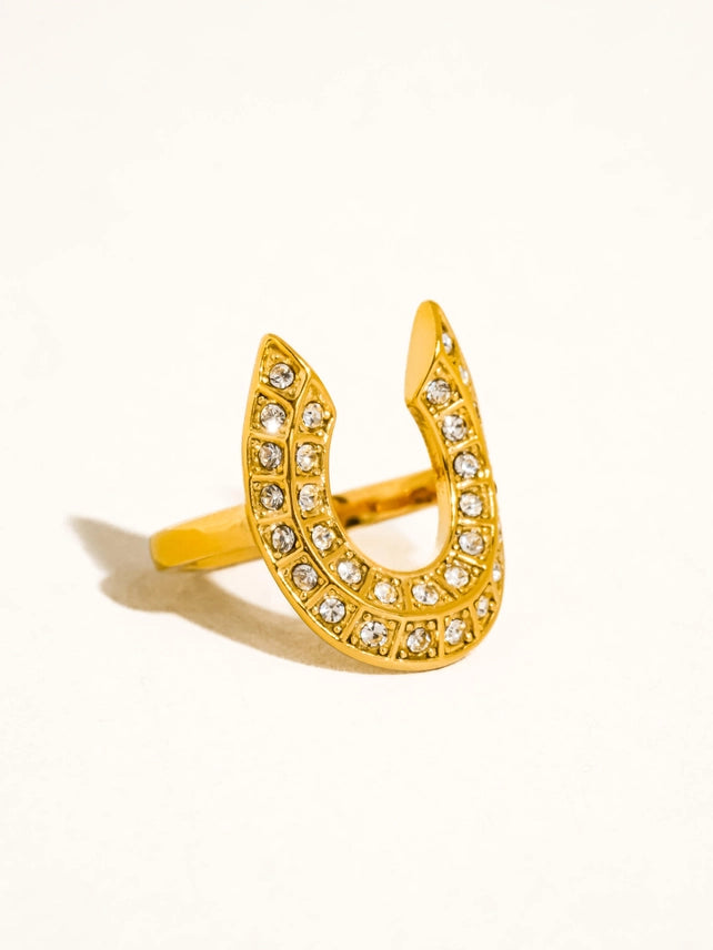 Maevric Horse Shoe Ring