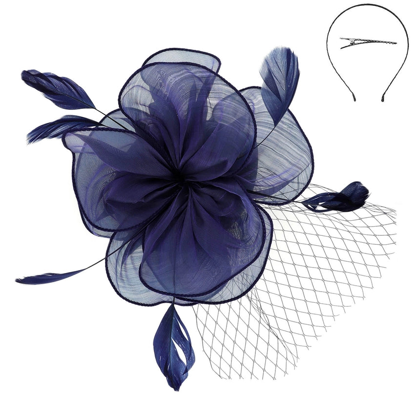 Bluegrass Beauty Navy Fascinator
