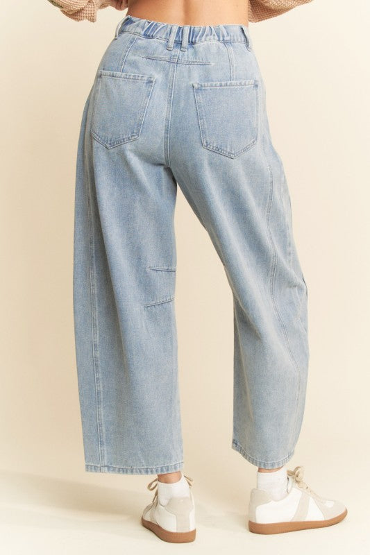 Wherever We Go Barrel Denim