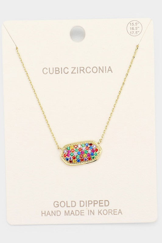 Hidden Gem Gold Necklace
