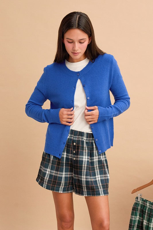 One and Done Blue Cardigan