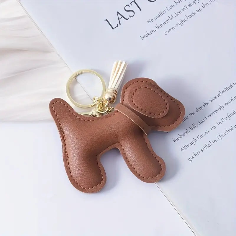 Puppy Love Brown Keychain