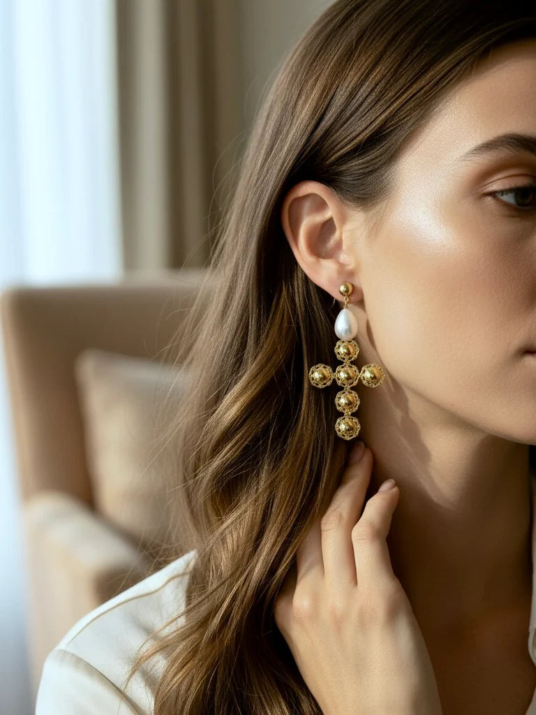 Holy Chic Pearl Drop Earrings