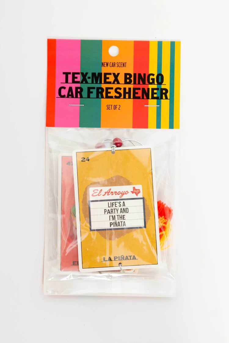 Tex-Mex Bingo Car Freshener (2 Pack) - La Pinata