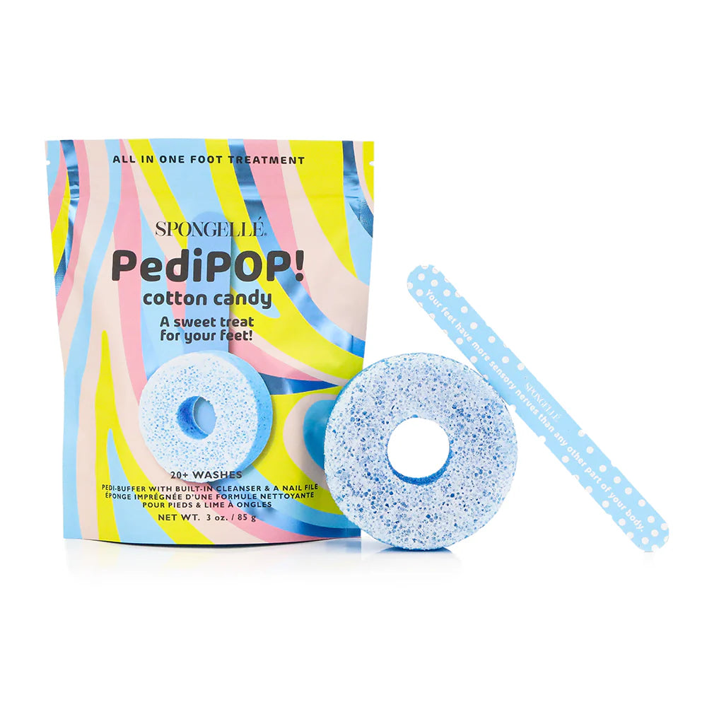 PediPOP! Cotton Candy Pedi Buffer & Nail File