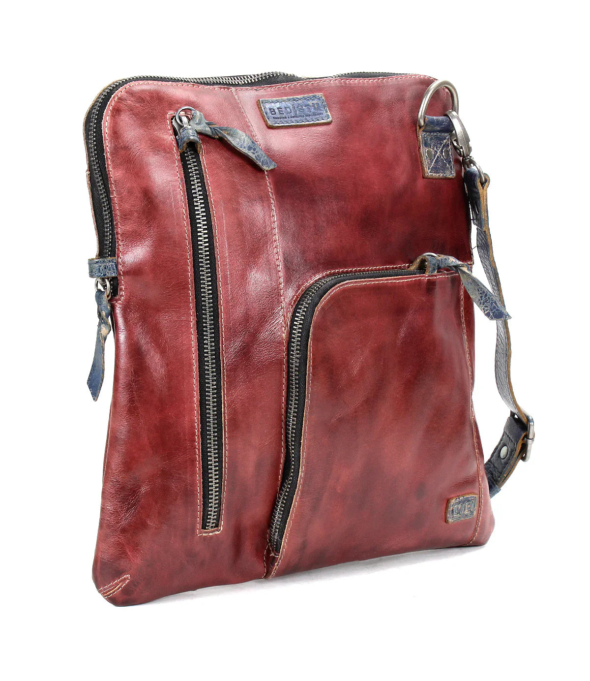 Aiken Cherry Lacquer Rustic Slate Lux Handbag