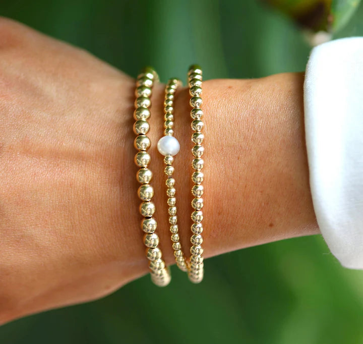 Audrey 14K Gold Filled Beaded Bracelet
