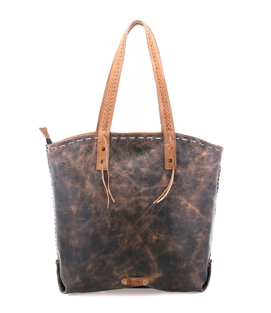 Barra II Black Lux Tan Rustic Handbag