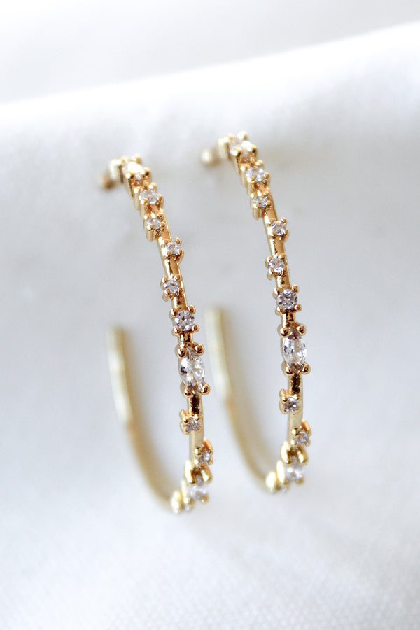 Chase Large Hoop Earrings