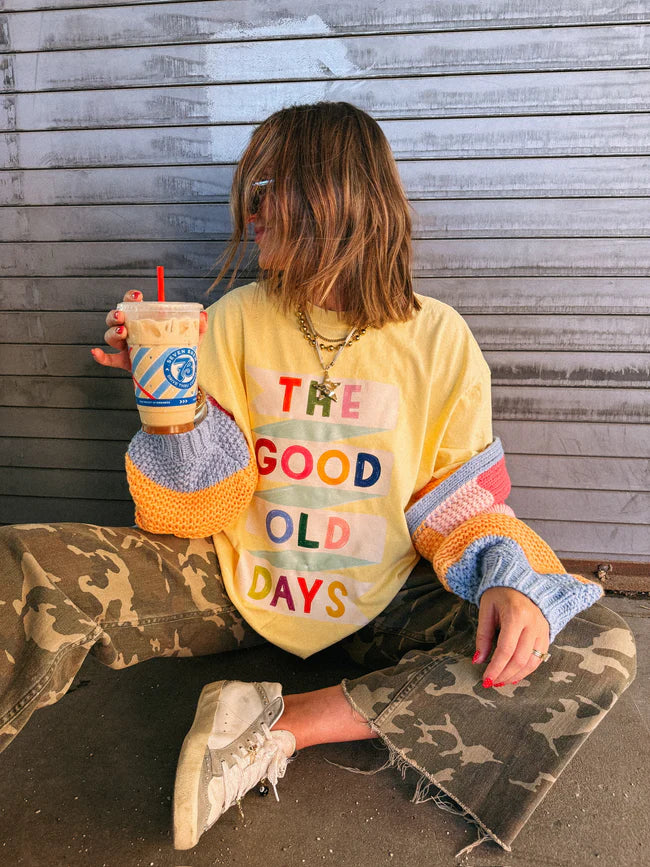 Good Old Days Banner Graphic Tee