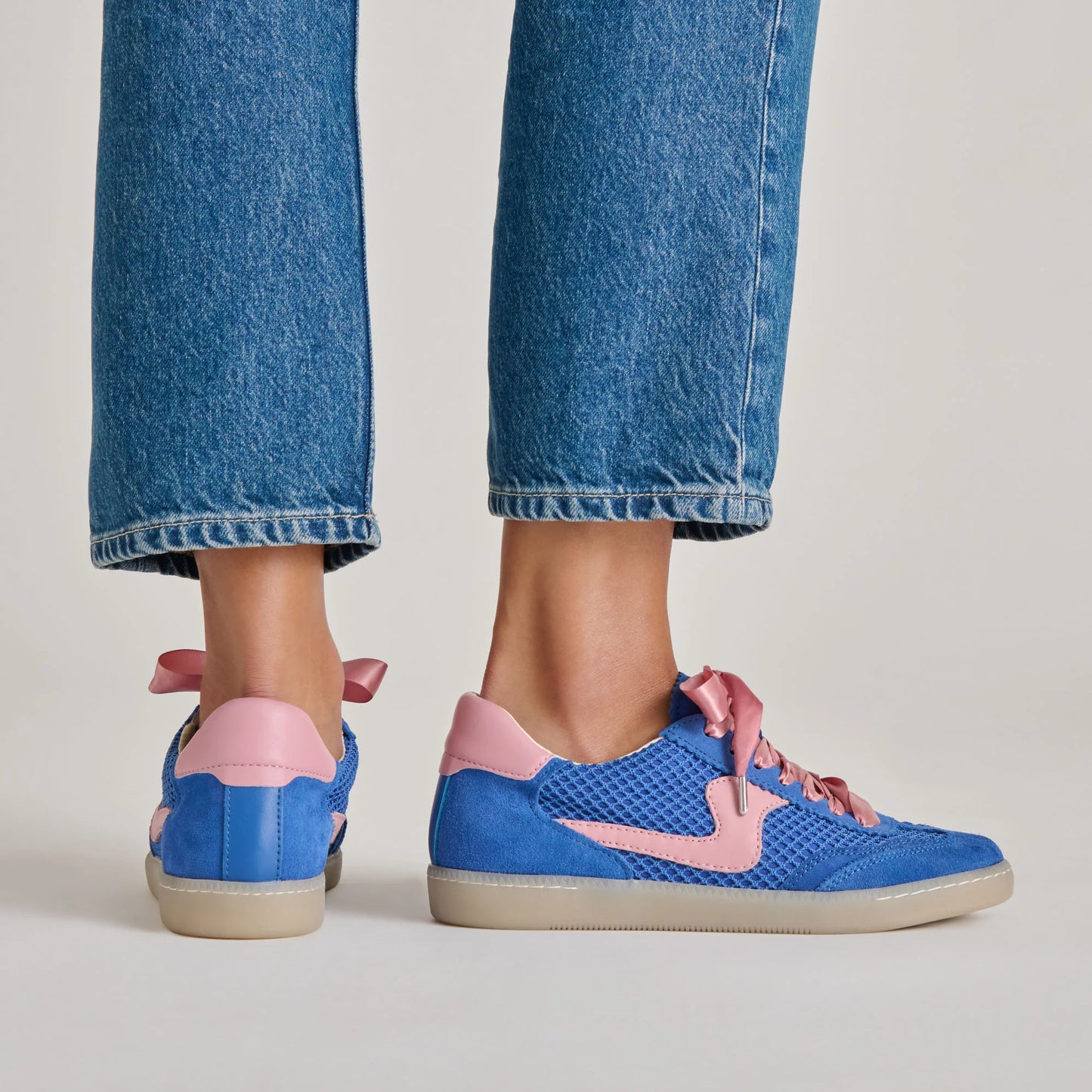 Notice Mesh Sneakers Royal Blue Woven Mesh