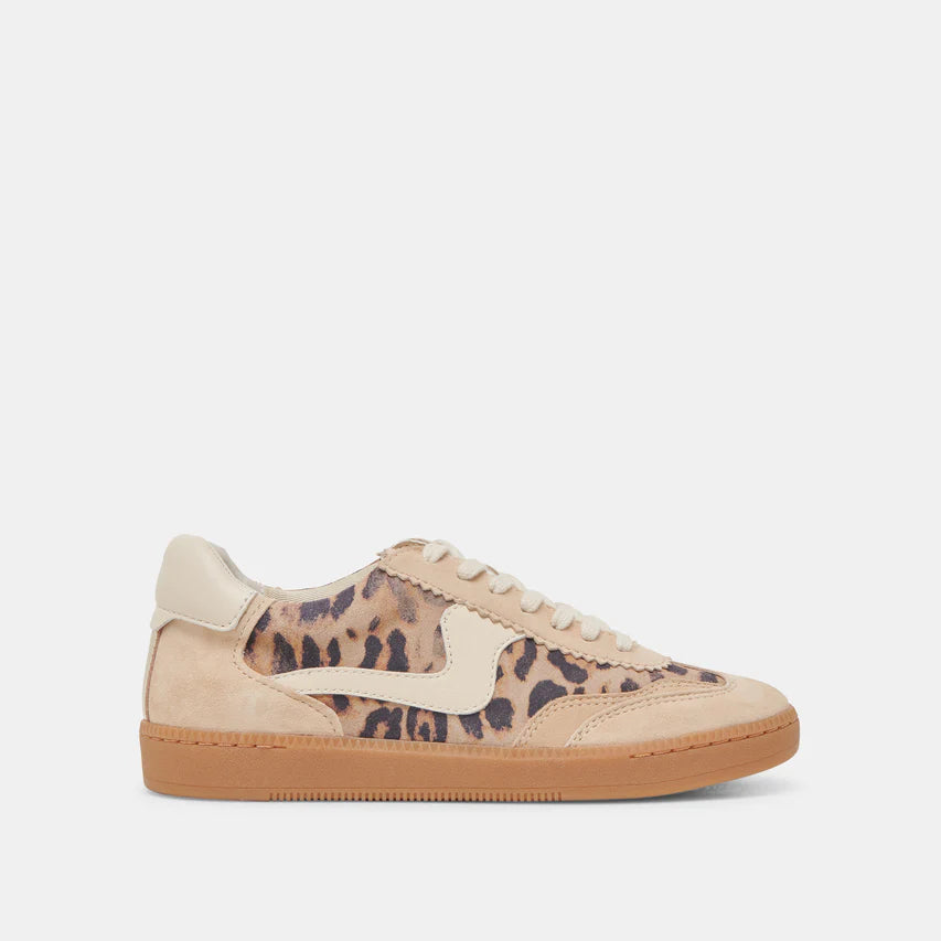 Notice Light Leopard Suede Sneakers