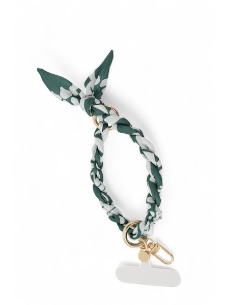 Parisian Green Leopard Phone Bag Charm