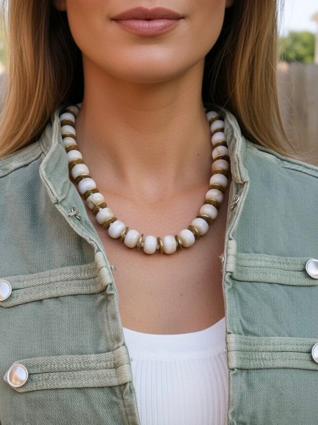 Palm Royale Beaded Necklace