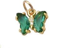 Green Butterfly Charm