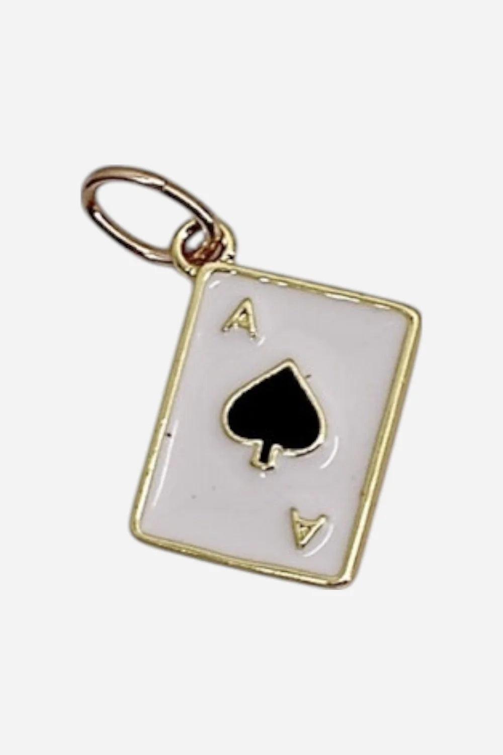 Ace of Spades White Charm