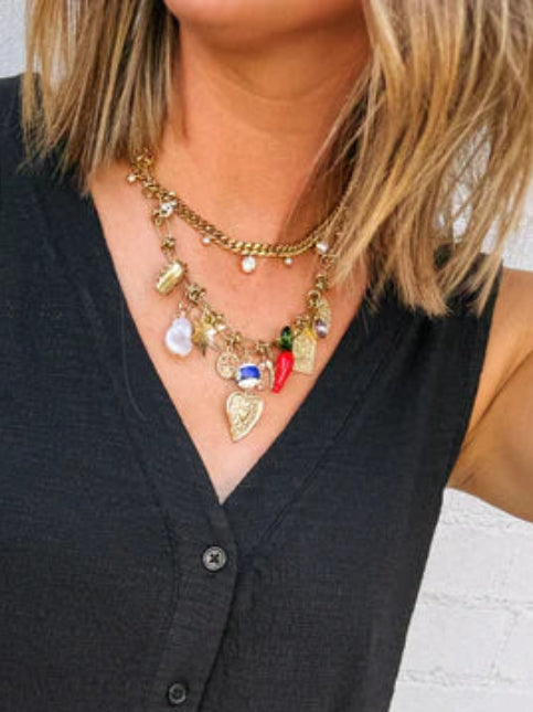 Hot Streak Charm Necklace