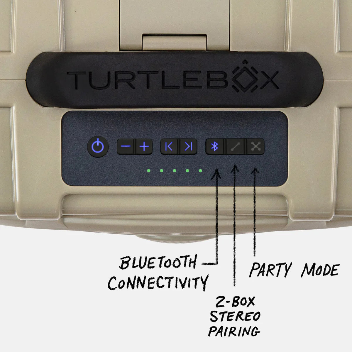 Turtlebox GEN3 Waterproof Tan Speaker