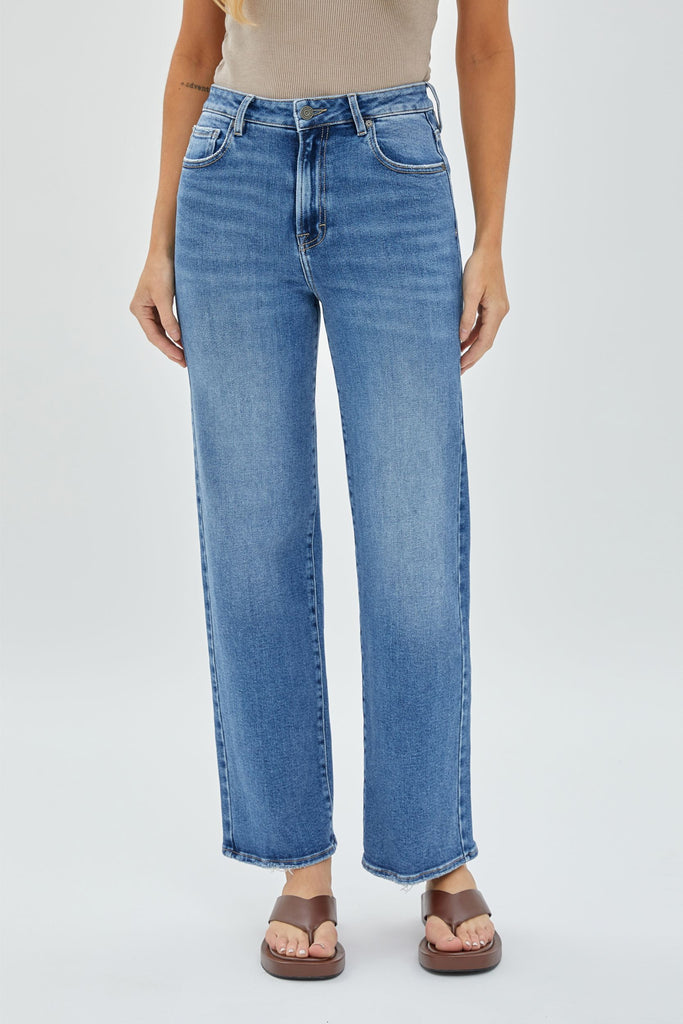 Tracey Medium Wash Straight Denim