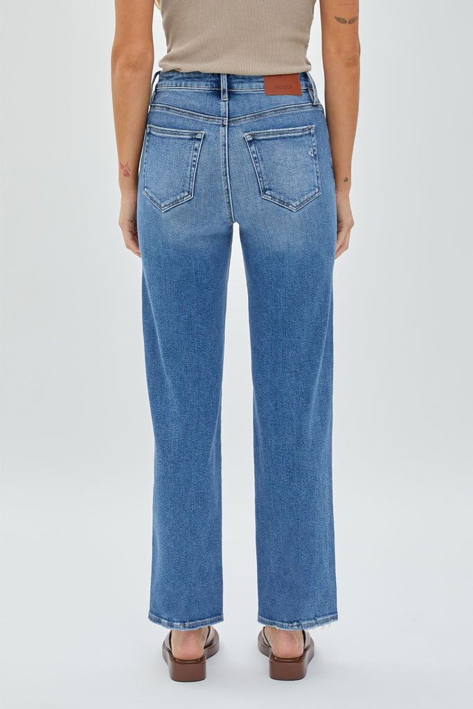 Tracey Medium Wash Straight Denim
