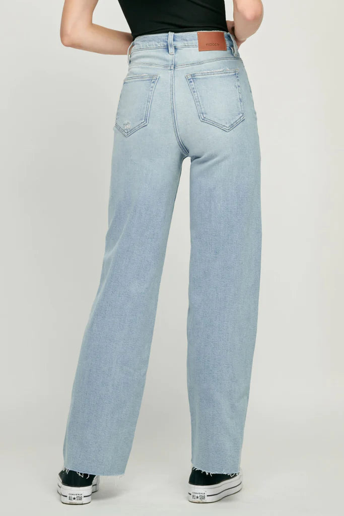 Logan Light Wash High Rise Dad Denim