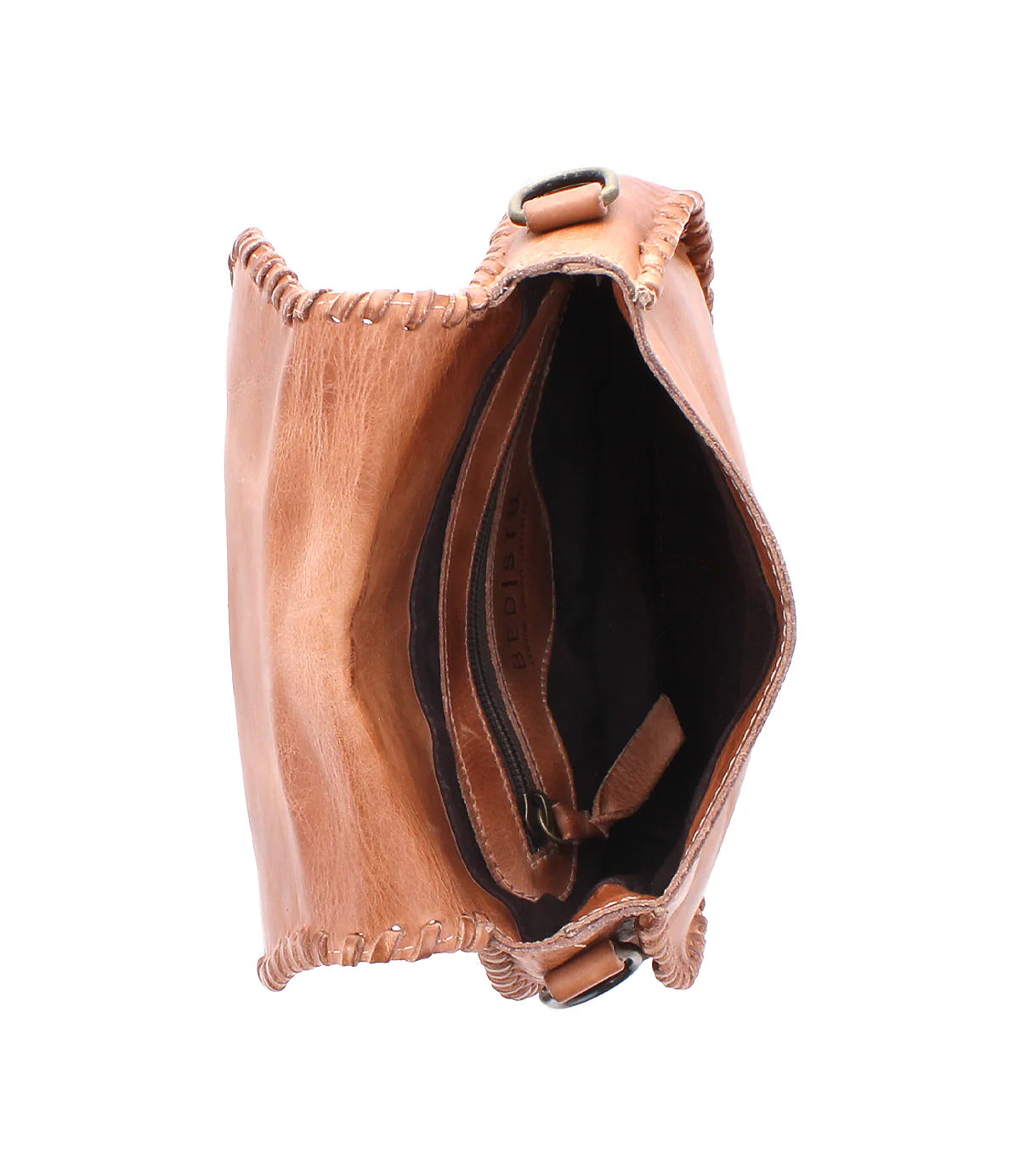 Half Moon Tan Rustic Handbag