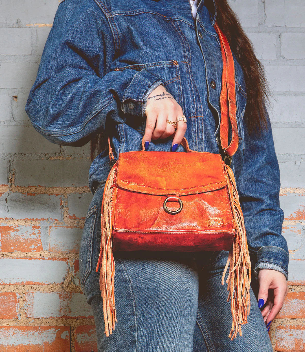 Hidden Apricot Crush Handbag