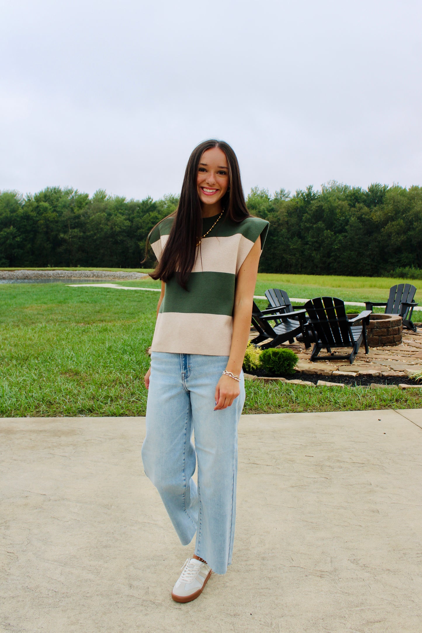 Fell for It Sweater Olive Top