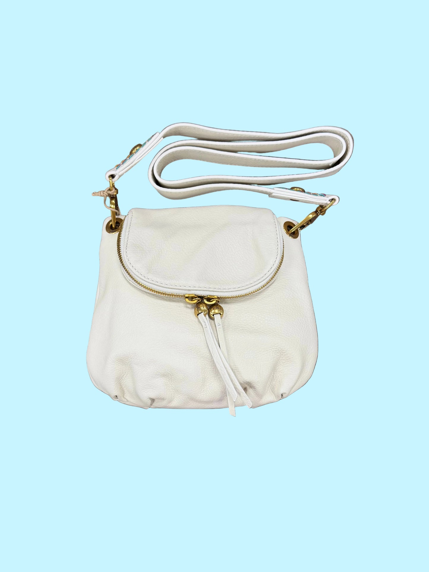 Fern Zip-Flap Coastal Cloud Crossbody
