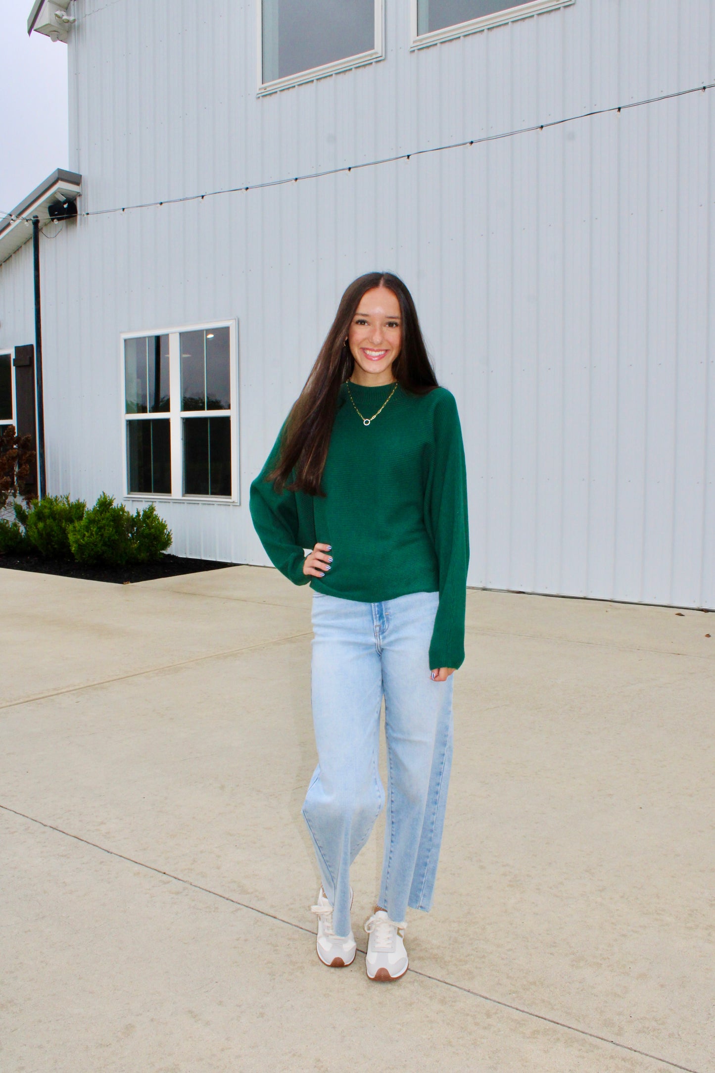 Good to Go Green Sweater