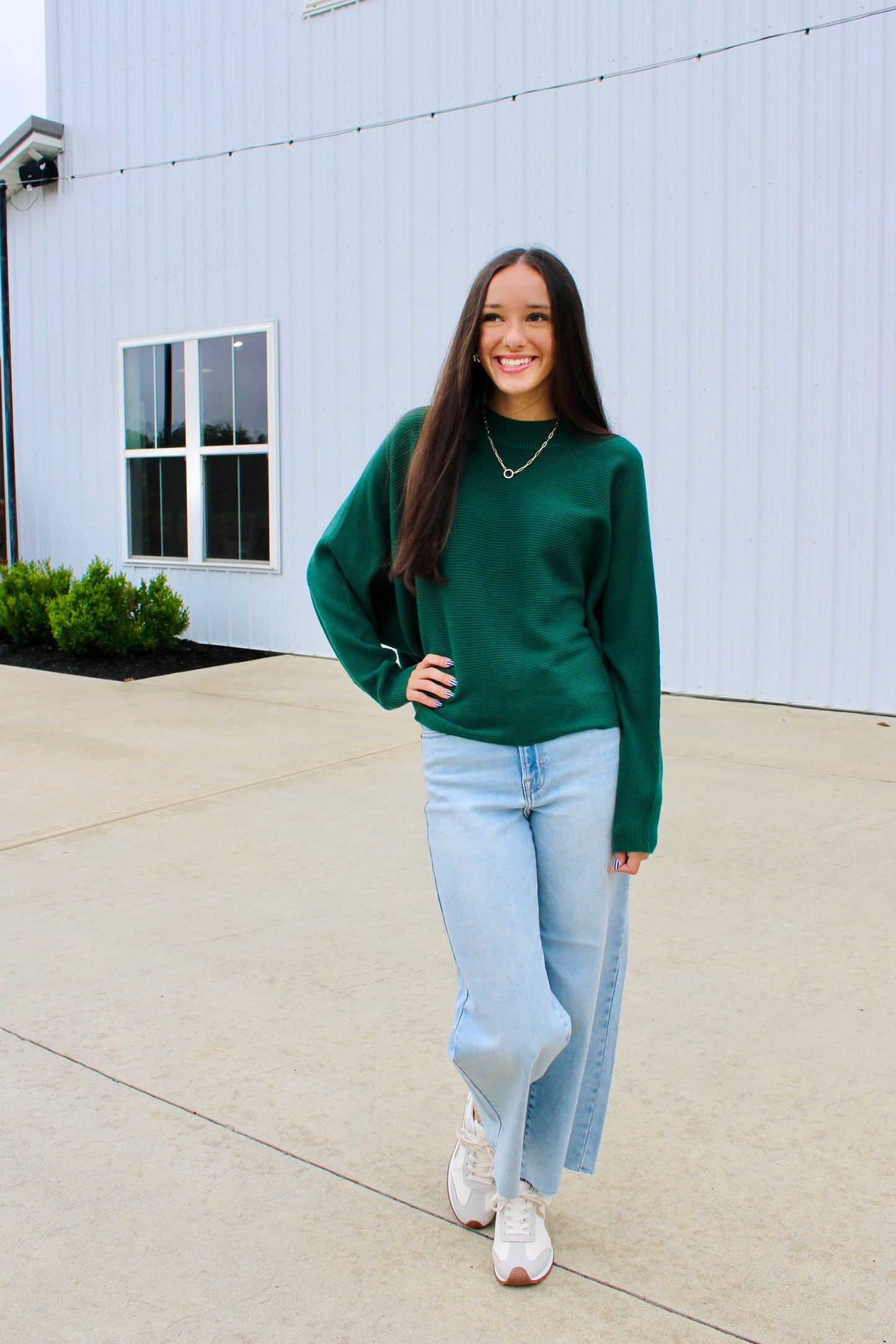 Good to Go Green Sweater