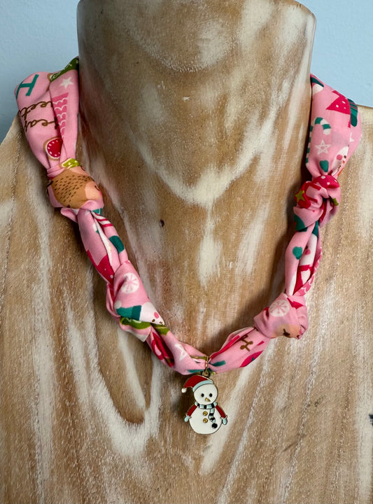 Festive Gift Scarf Necklace