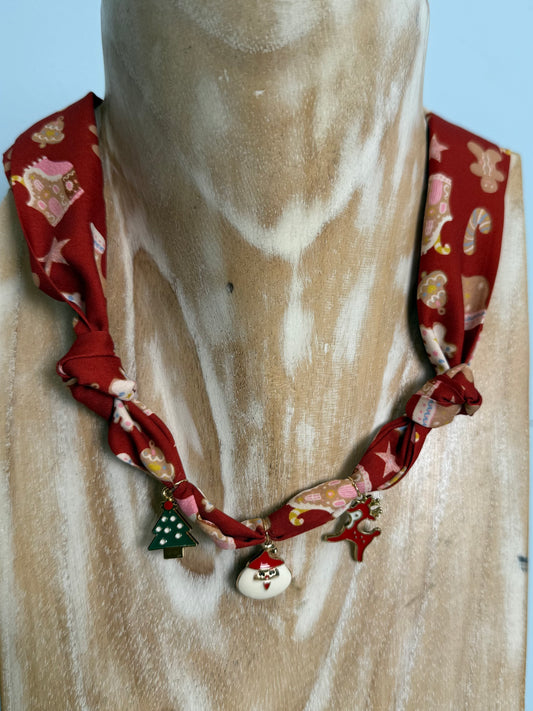 Santa Vibes Scarf Necklace