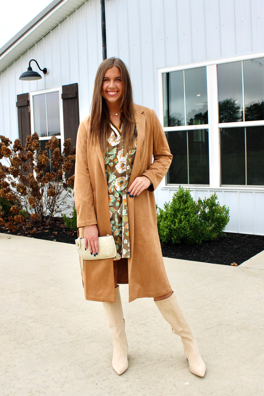 Call It Fate Camel Duster Jacket