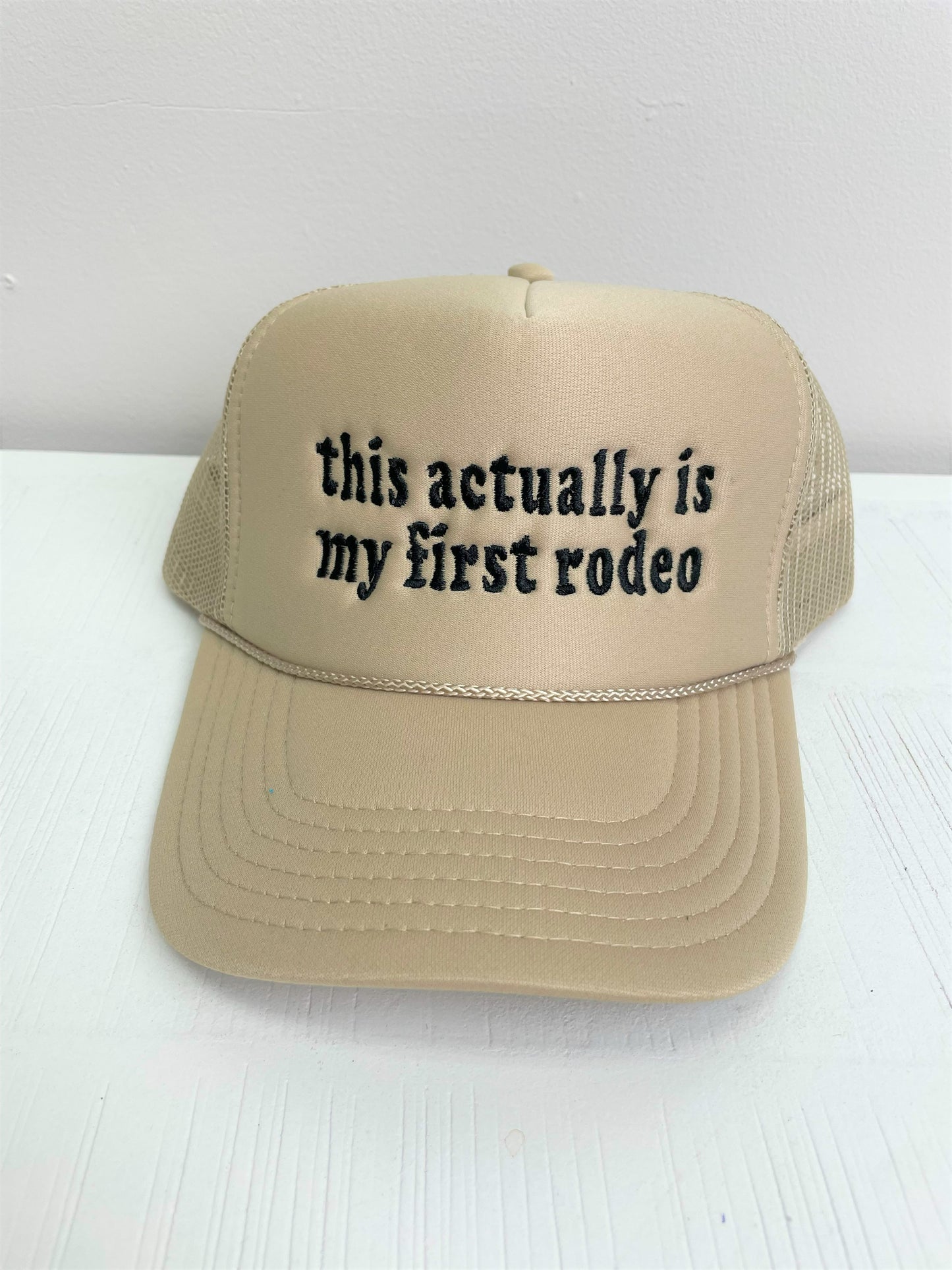 My First Rodeo Tan Cap