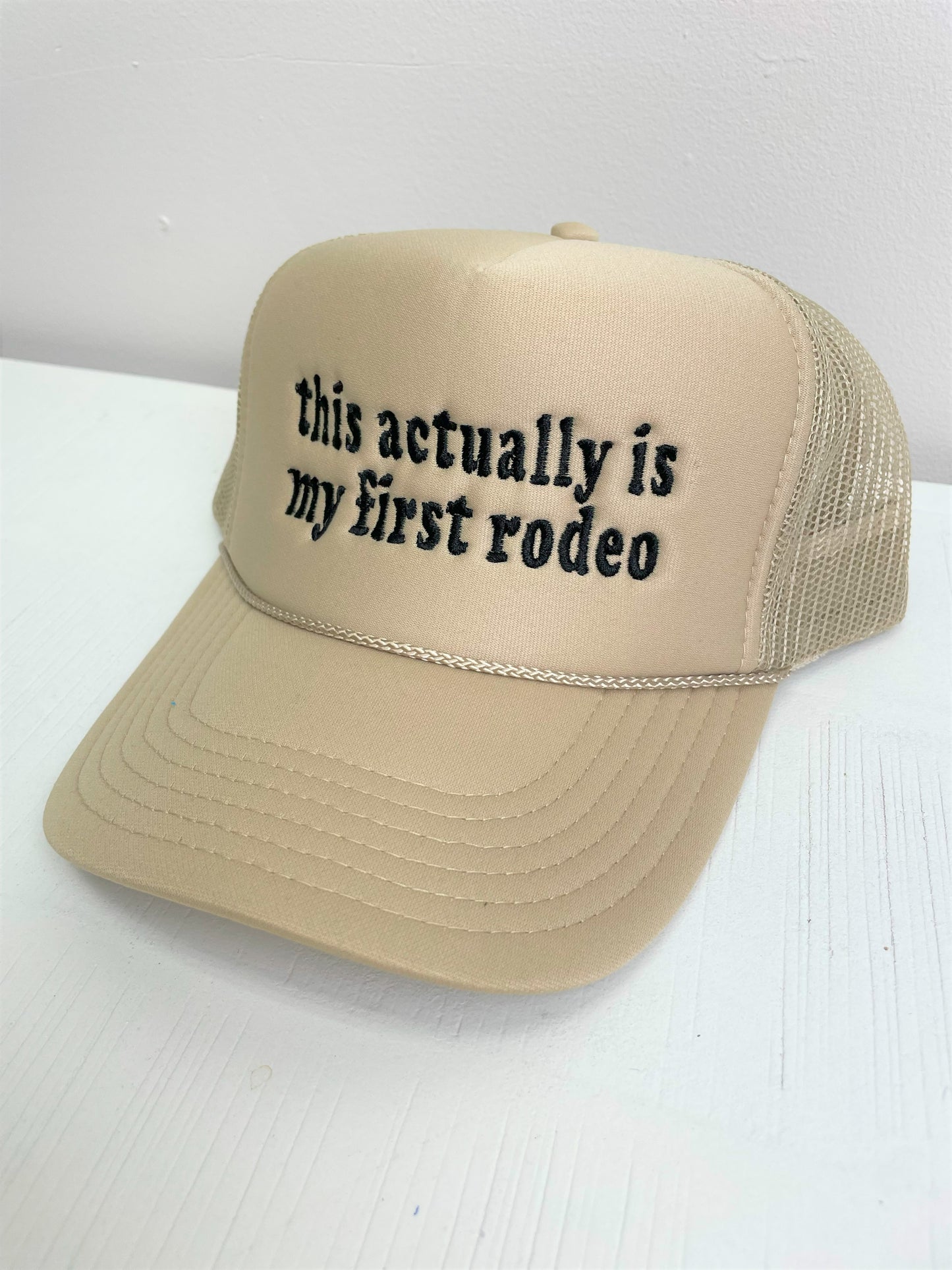 My First Rodeo Tan Cap