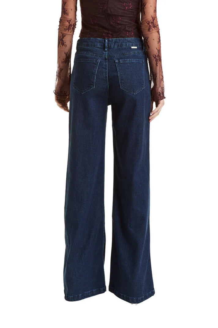 Addison Indigo Wide Leg Denim