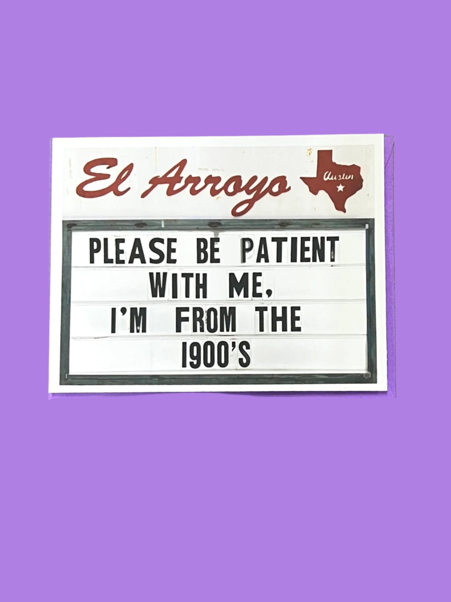 Be Patient Card
