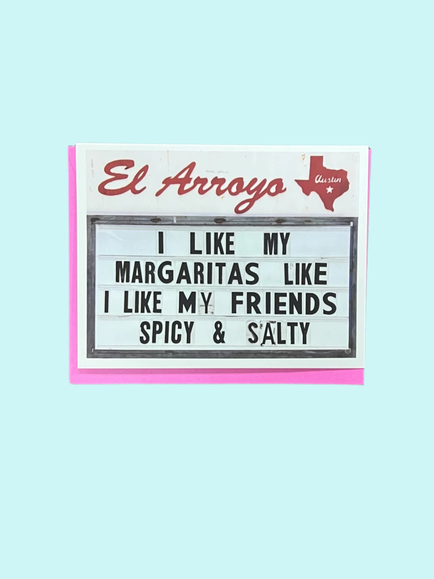 I Like My Margaritas Card