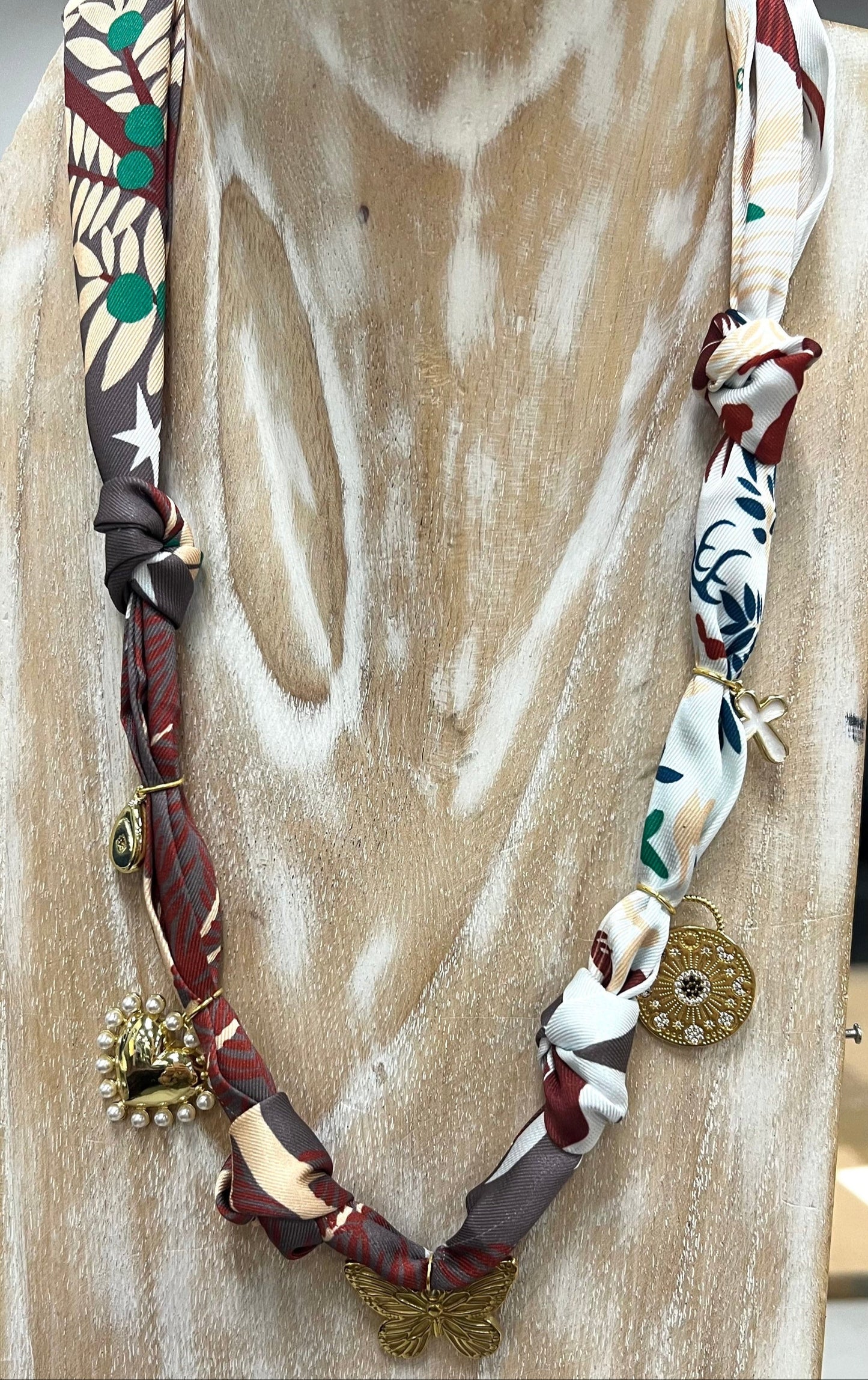 Tied Together 18 Scarf Necklace