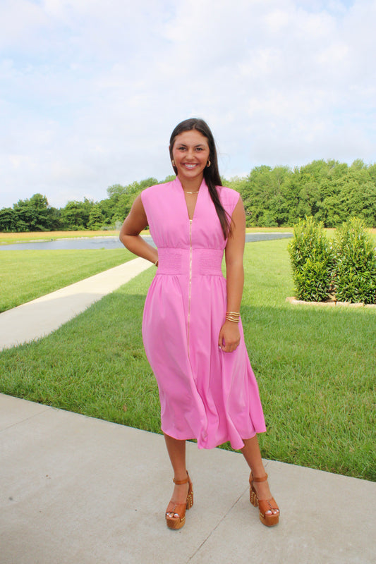 Catching the Sunset Pink Dress