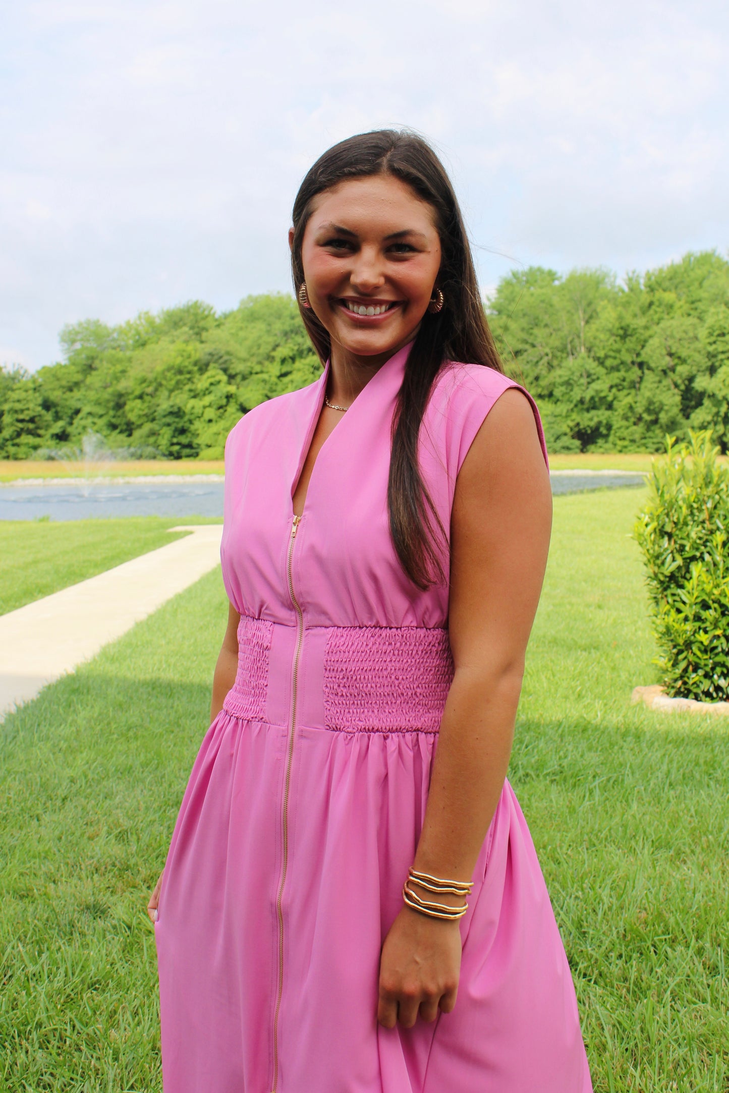 Catching the Sunset Pink Dress