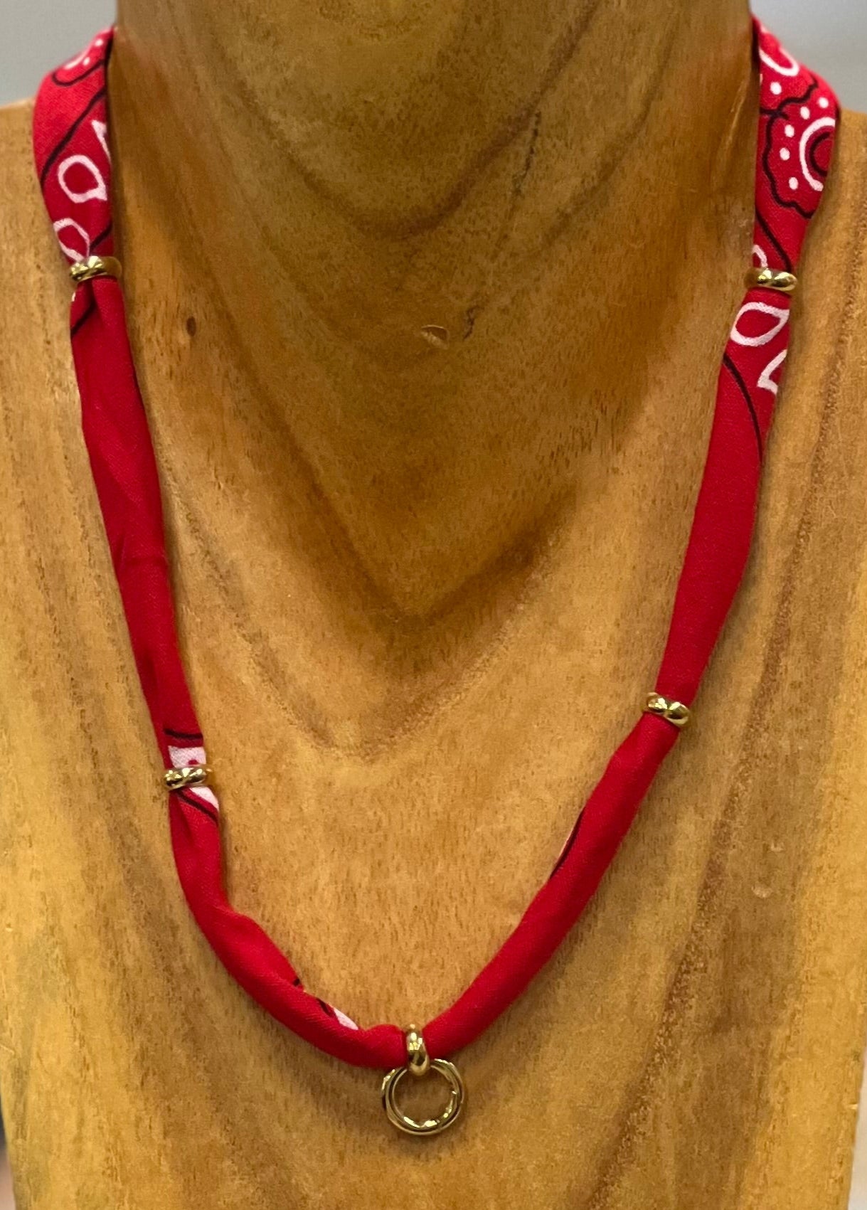 Charm Bandit Red Necklace