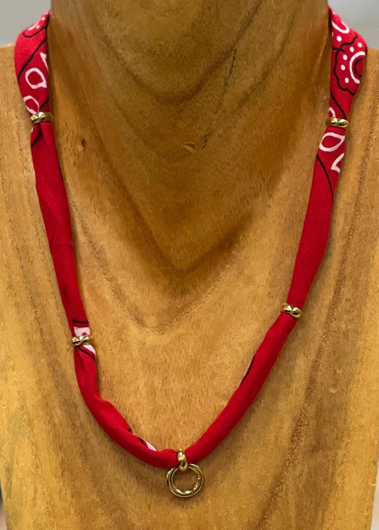 Charm Bandit Red Necklace