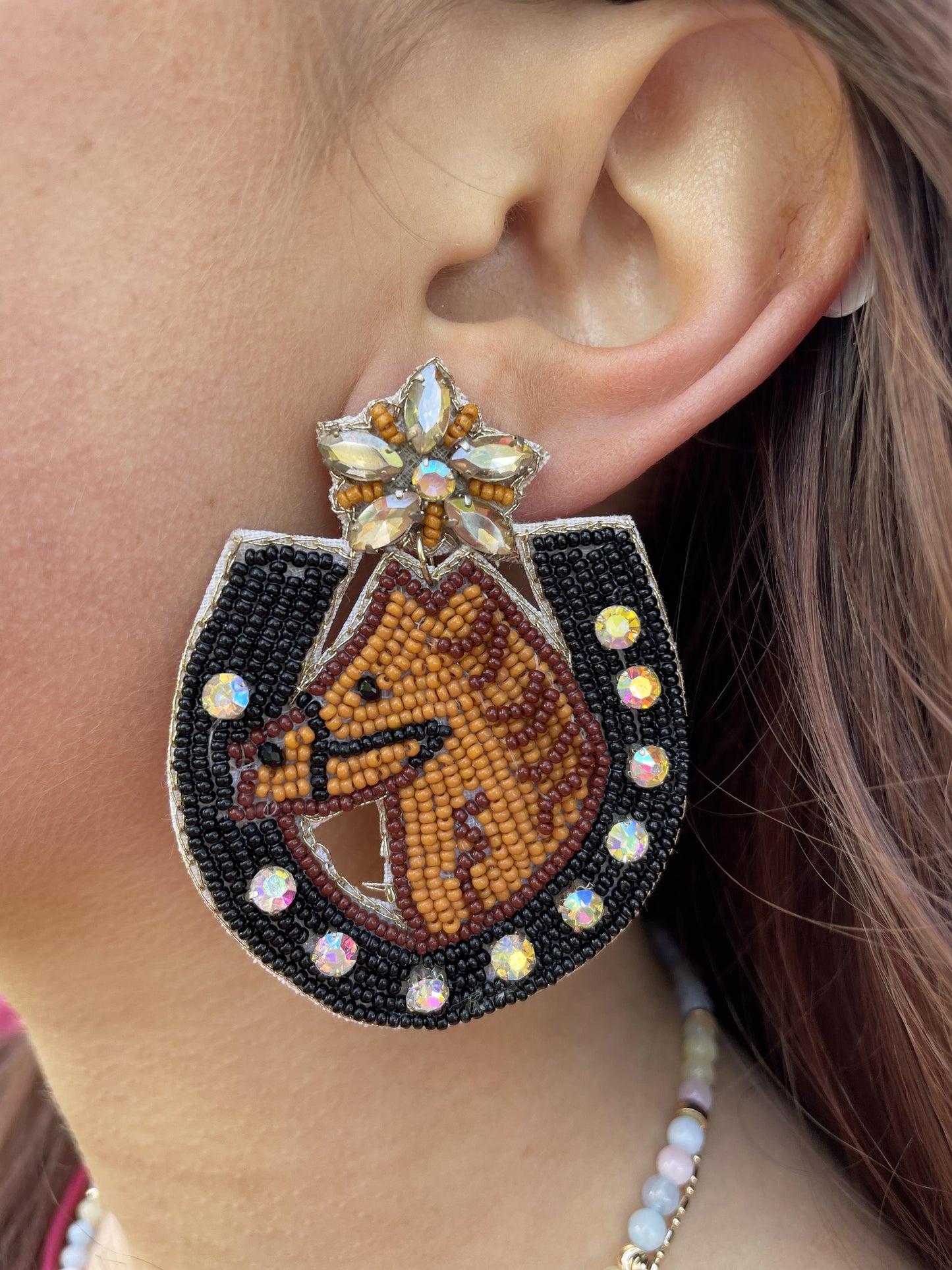 Let's Race Earrings